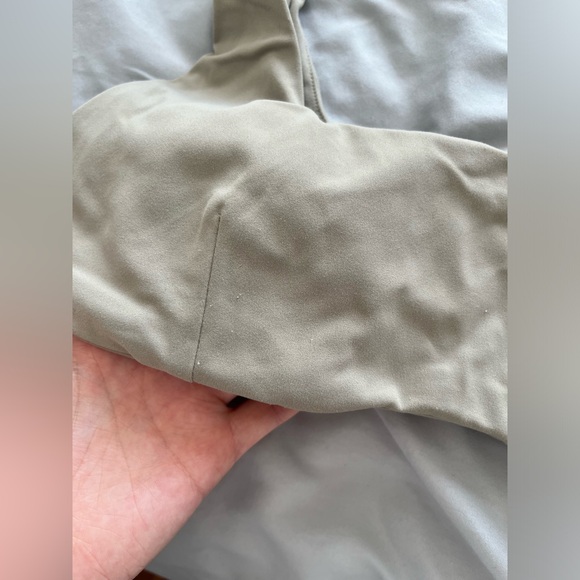 DYNAMITE alani sculpt micro bra top in vintage khaki size small - Picture 5 of 7